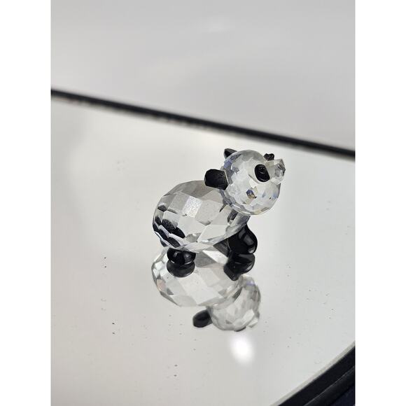 Swarovski Crystal Pand Baby Bear Figurine #7611 w/ Original Box Collectible - Picture 5 of 15